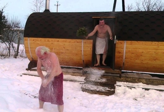 Баня бочка под ключ.